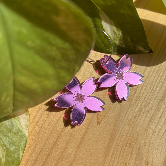 Flor Rosa Espejo