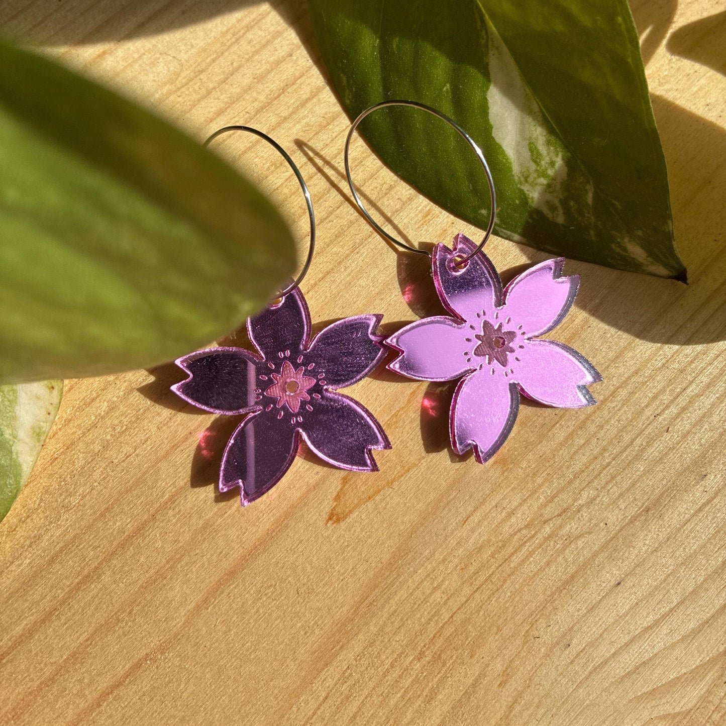 Flor Rosa Espejo