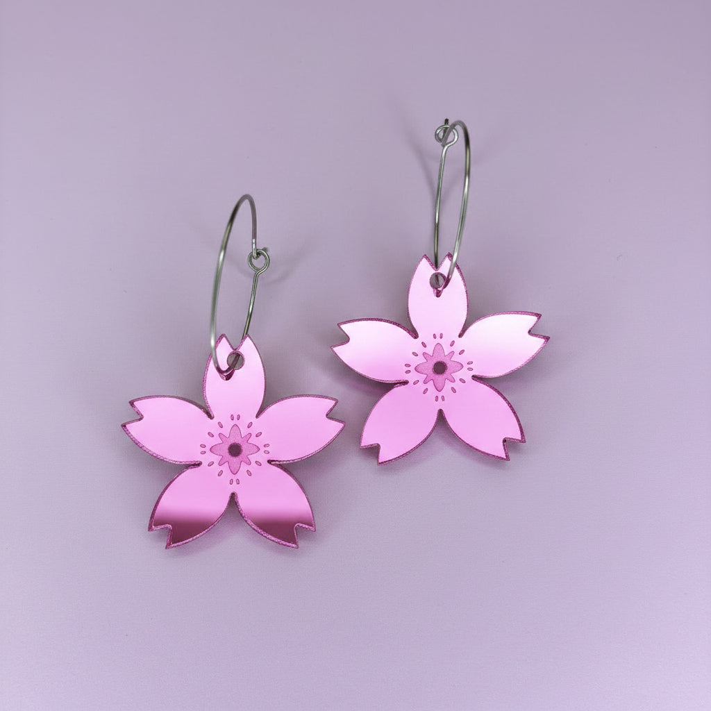 Flor Rosa Espejo