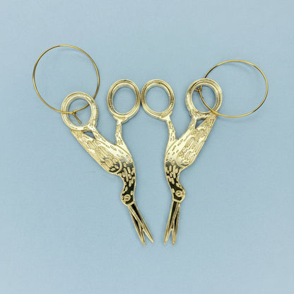 Pendientes Acrilicos de tijeras inspiradas en OTGW